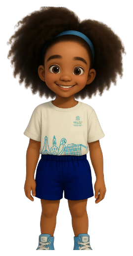 Laura, mascote do Portal da Educação